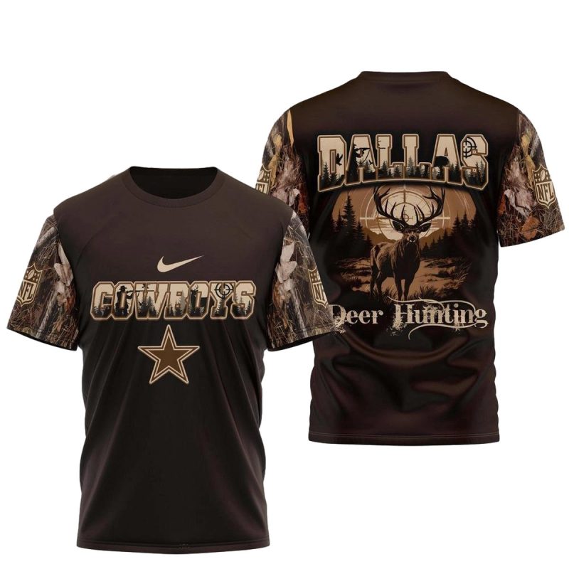 Dallas Cowboys Deer Hunting Aop T Shirt 1