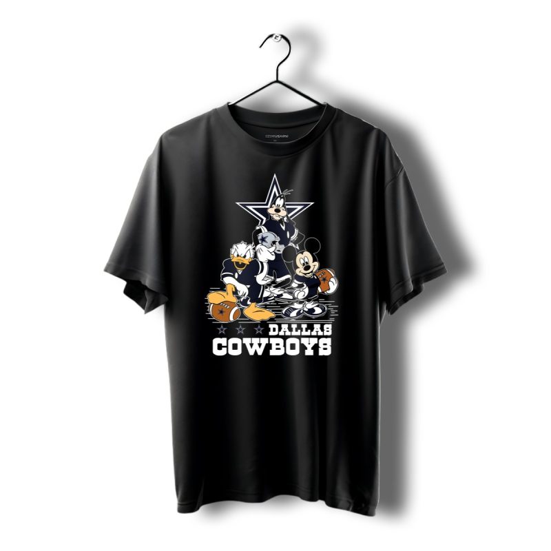Dallas Cowboys Disney Characters Football Team T Shirt 1 T Shirt 1 1