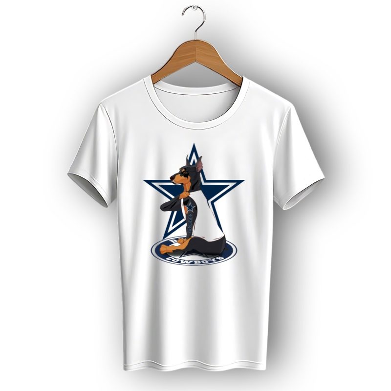 Dallas Cowboys Dobermann Star T Shirt 1 T Shirt 1