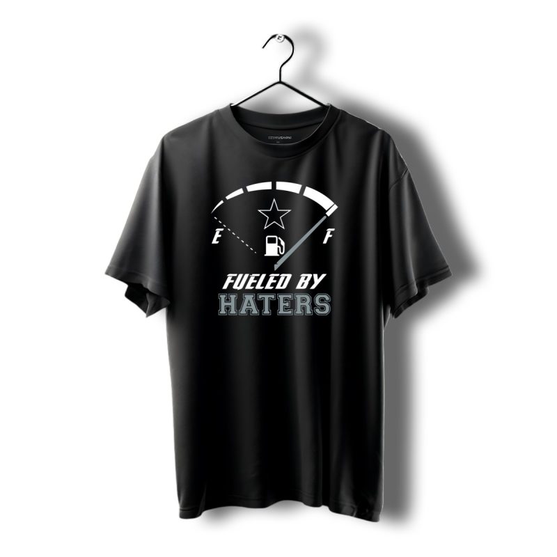 Dallas Cowboys Fueled By Haters Fuel Gauge Star T Shirt 1 T Shirt 1 1