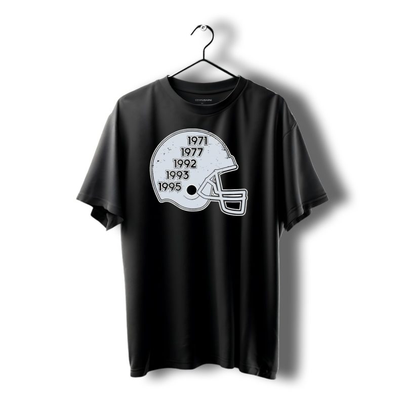 Dallas Cowboys Glory Years 5 Times Helmet 1971 1977 1992 1993 1995 T Shirt 1 T Shirt 1 1