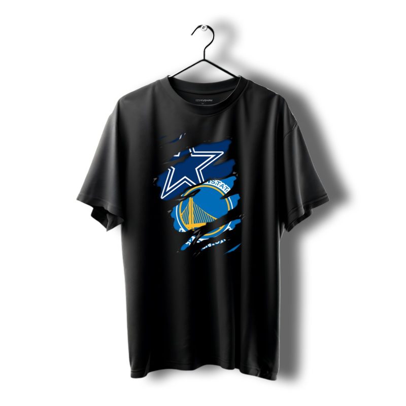 Dallas Cowboys Golden State Warriors Crossover Rip T Shirt 1 T Shirt 1 1