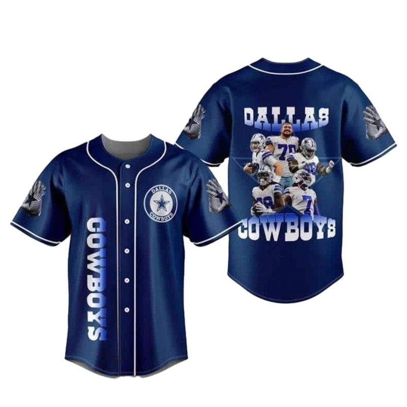 Dallas Cowboys Legends Baseball Jersey 1