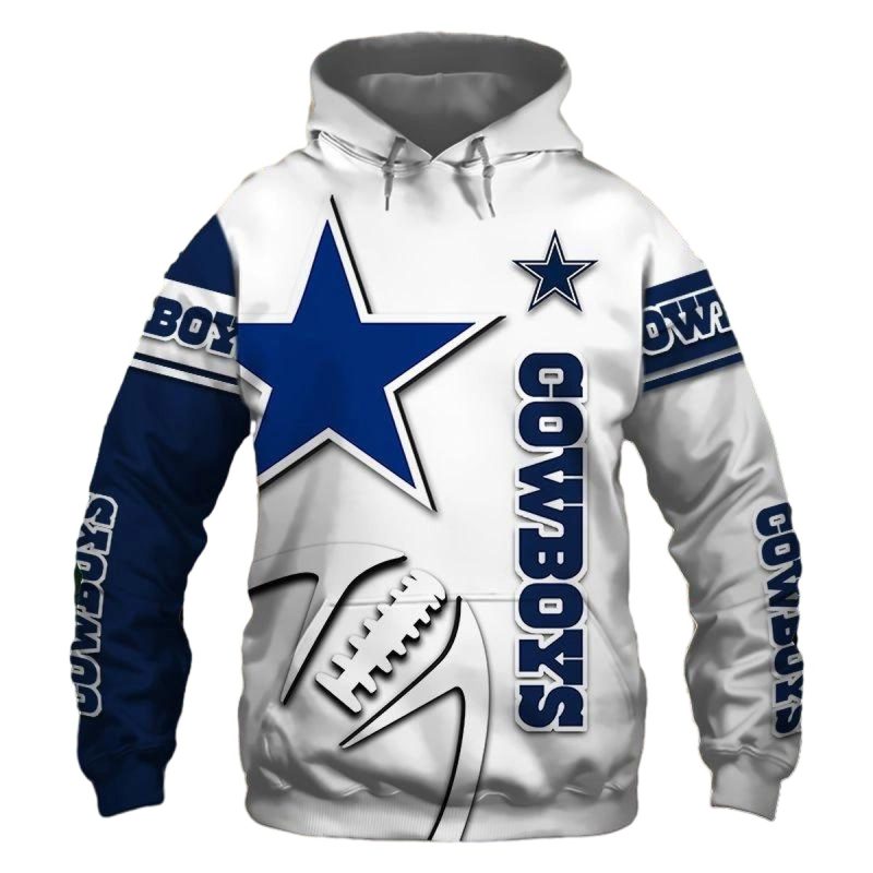 Dallas Cowboys Logo Graphic Balls Cheap Aop Hoodie 1
