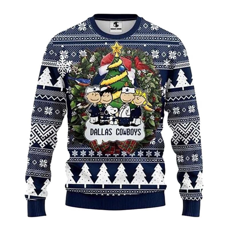 Dallas Cowboys Logo Snoopy The Peanuts Ugly Sweater 1