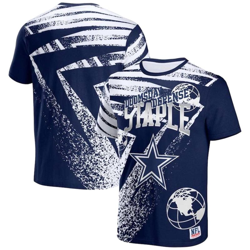 Dallas Cowboys Logo Staple Aop T Shirt 1