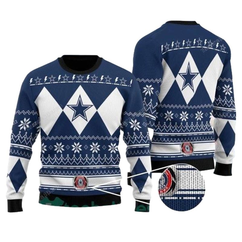 Dallas Cowboys Lovely Symbol Logo Ugly Sweater 1
