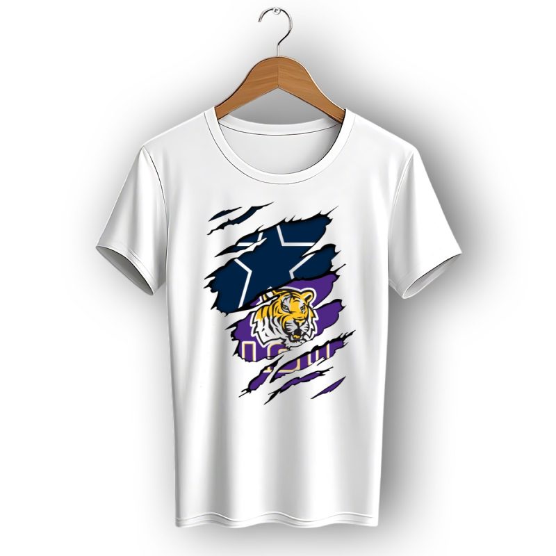 Dallas Cowboys Lsu Tigers Combine T Shirt 1 T Shirt 1
