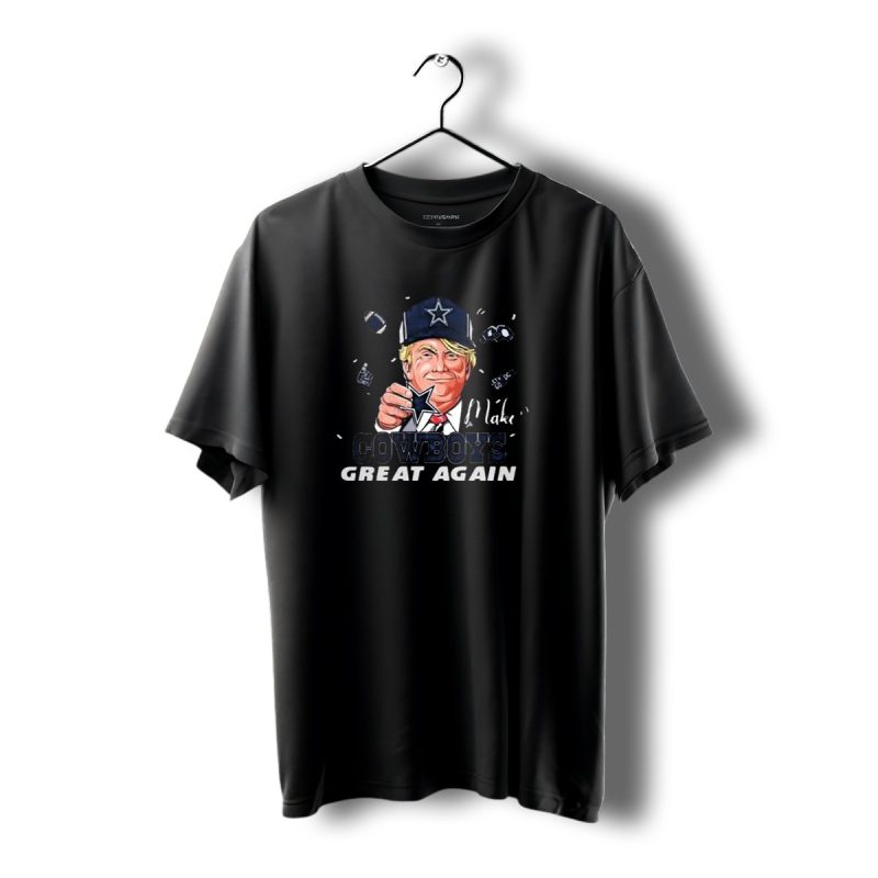 Dallas Cowboys Make Cowboys Great Again Trump Football Star T Shirt 1 T Shirt 1 1