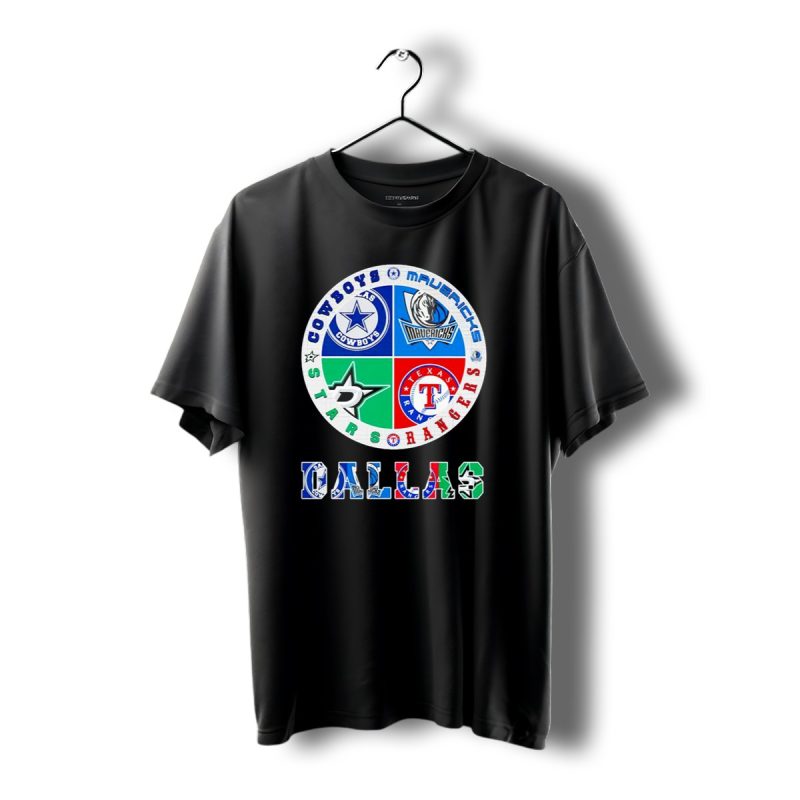 Dallas Cowboys Mavericks Stars Rangers Texas Sports T Shirt 1 T Shirt 1 1