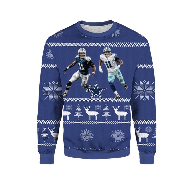 Dallas Cowboys Micah Parsons 11 Ugly Christmas Sweater 1