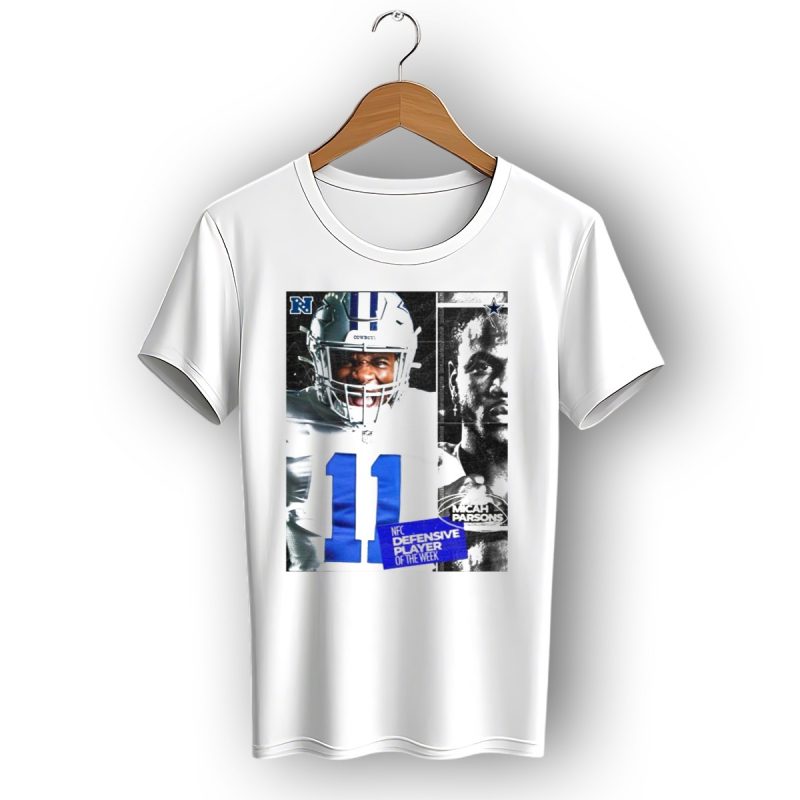 Dallas Cowboys Micah Parsons Nfc Defensive Player Of The Week Football T Shirt 1 T Shirt 1
