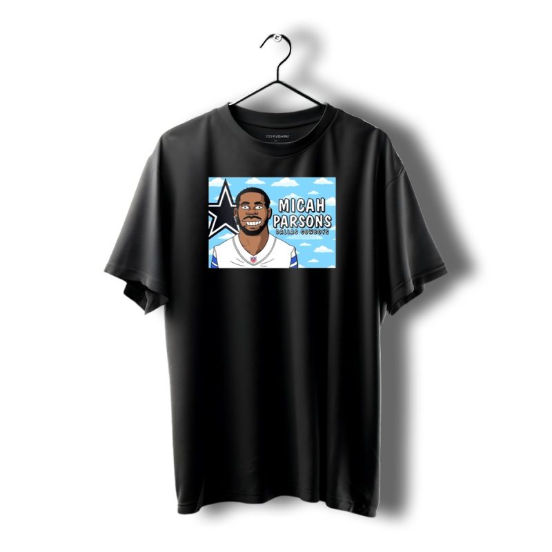 Dallas Cowboys Micah Parsons Simpsons Characters Funday Football December 9 T Shirt 1 T Shirt 1 1