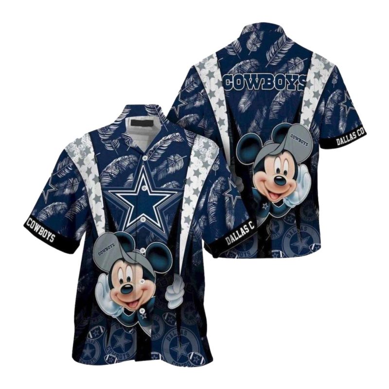 Dallas Cowboys Mickey Mouse Funny Hawaiian Shirt 1