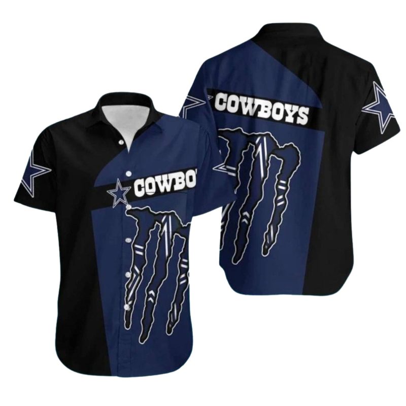 Dallas Cowboys Monster Energy Hawaiian Shirt 1