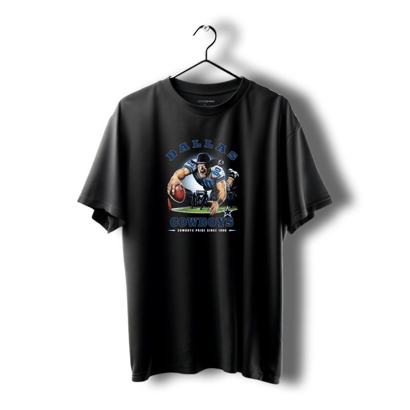 Dallas Cowboys Pride Since 1960 Football Player Action Scene T Shirt 1 T Shirt 1 1