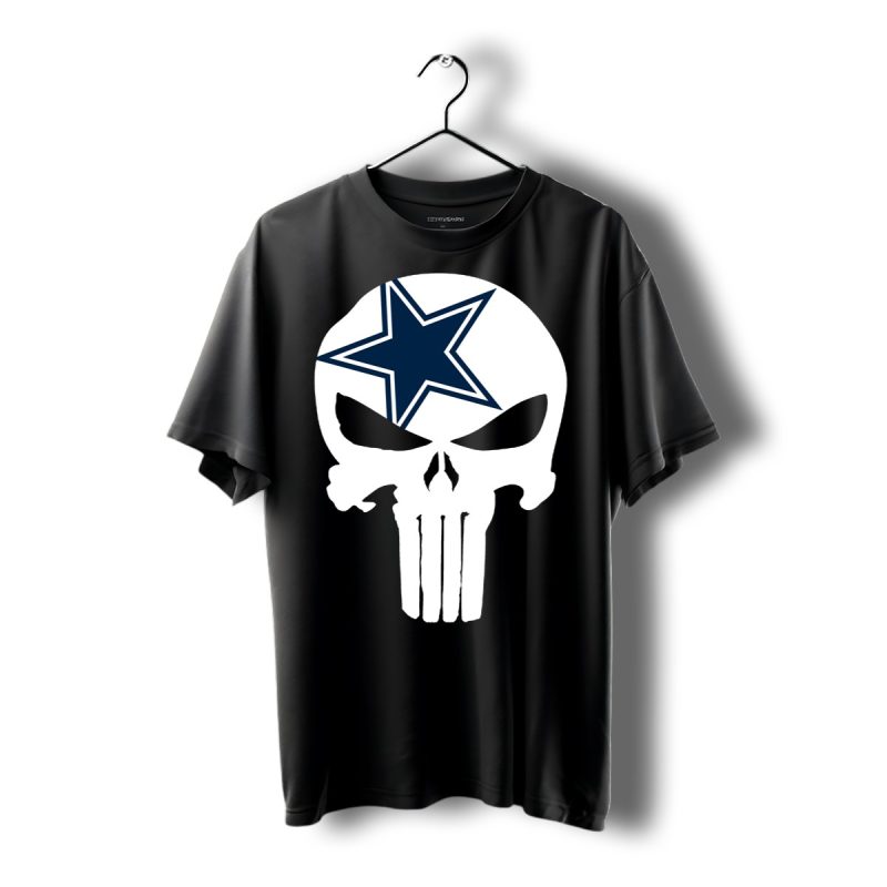 Dallas Cowboys Punisher T Shirt T Shirt 1