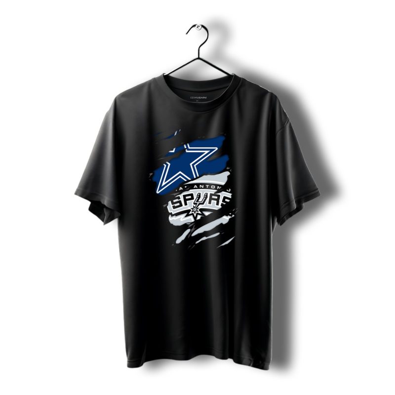 Dallas Cowboys San Antonio Spurs Fusion T Shirt 1 T Shirt 1 1