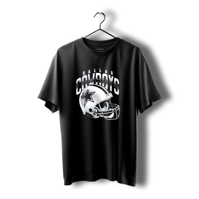 Dallas Cowboys Silver Star Helmet T Shirt 1 T Shirt 1 1
