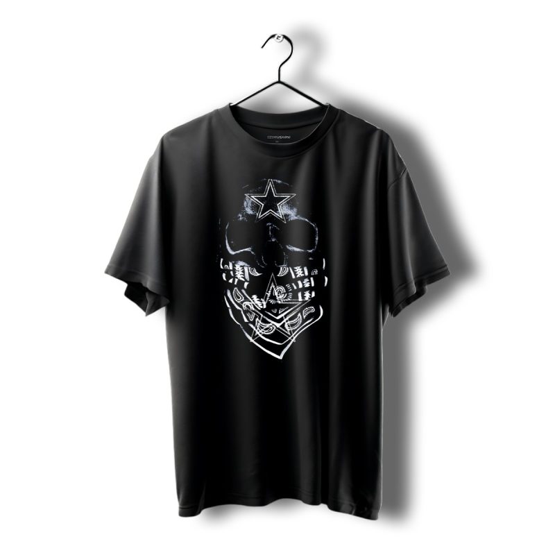 Dallas Cowboys Skull Bandana T Shirt 1 T Shirt 1 1