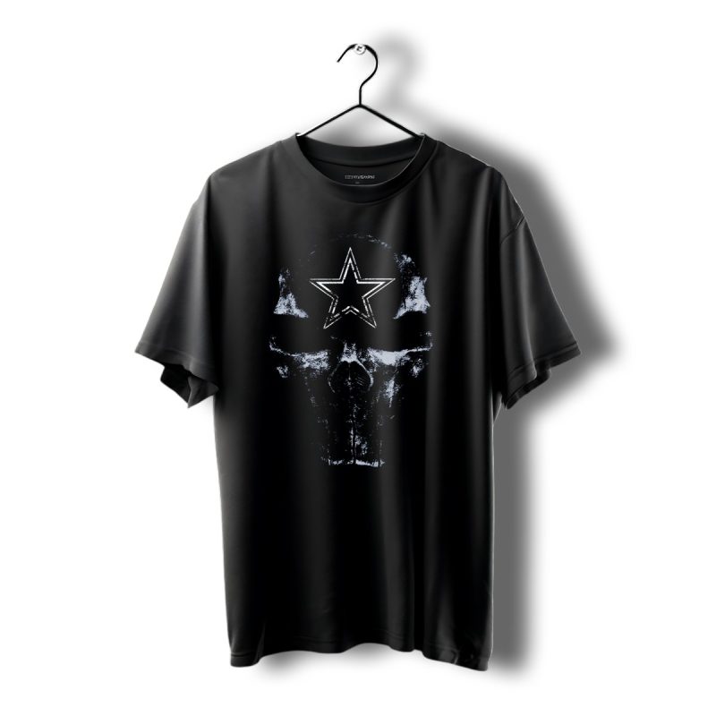 Dallas Cowboys Skull Star Emblem T Shirt 1 T Shirt 1 1
