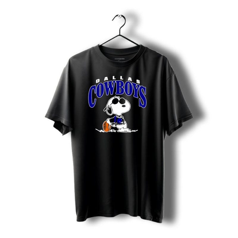 Dallas Cowboys Snoopy Football Player T Shirt 1 T Shirt 1 1