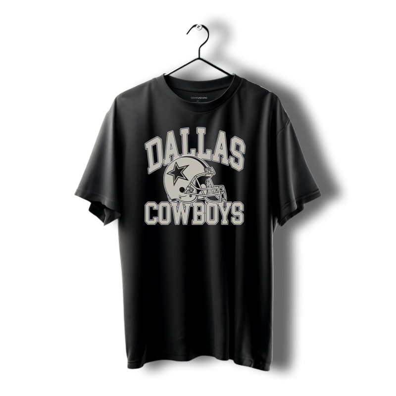 Dallas Cowboys Star Helmet Iconic Team Name T Shirt 1 T Shirt 1 1