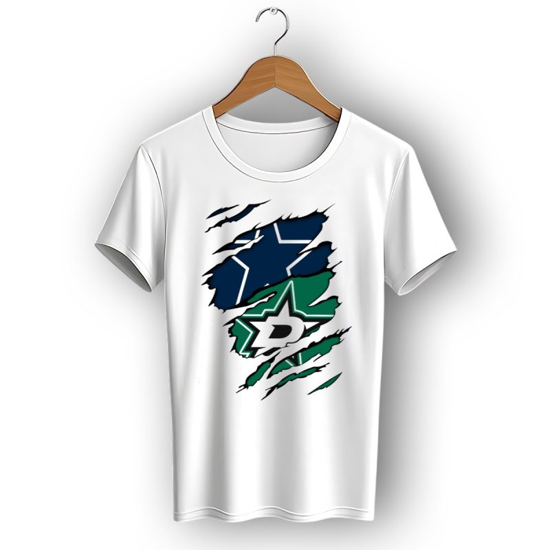 Dallas Cowboys Stars Logo Fusion T Shirt 1 T Shirt 1