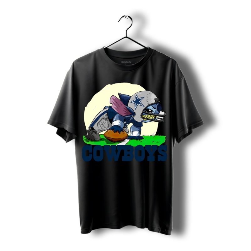 Dallas Cowboys Stitch Ready For The Football Battle Shirt T Shirt 1
