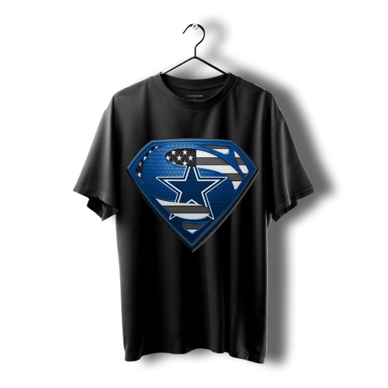 Dallas Cowboys Superman American Flag The 4Th Of July Shirt T Shirt 1