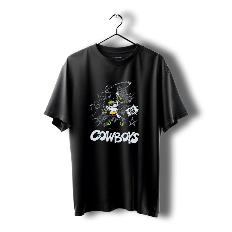 Dallas Cowboys Tmnt Leonardo Lets Go Match Retro T Shirt 1 T Shirt 1 1