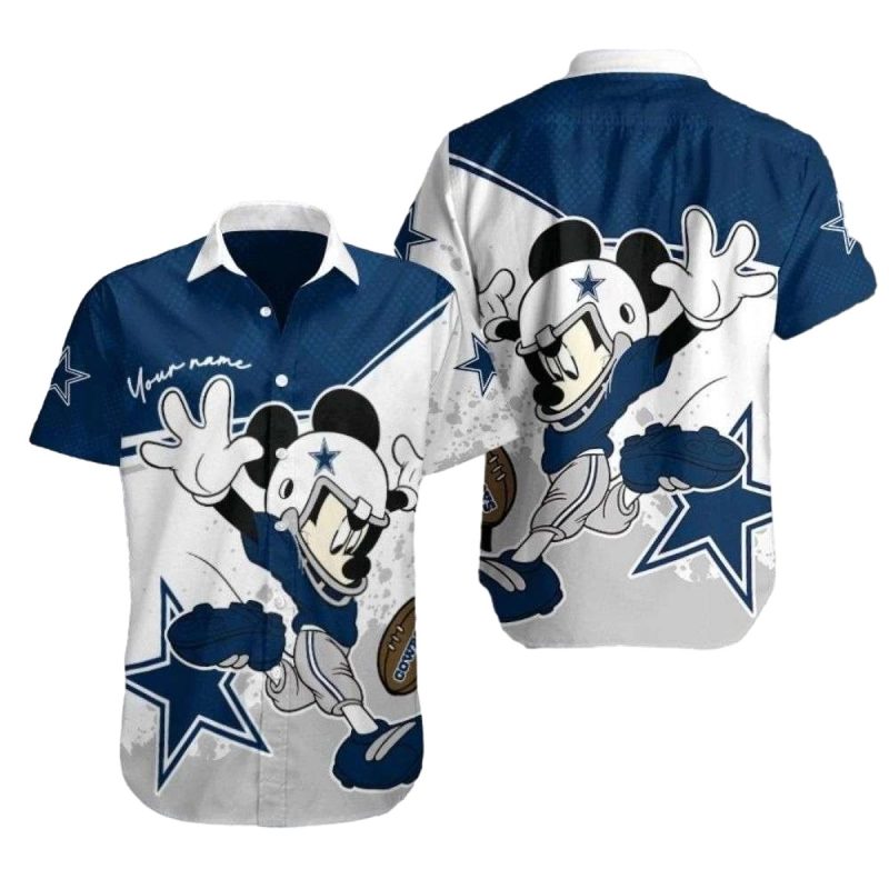 Dallas Cowboys Touchdown Mickey Hawaiian Shirt 1