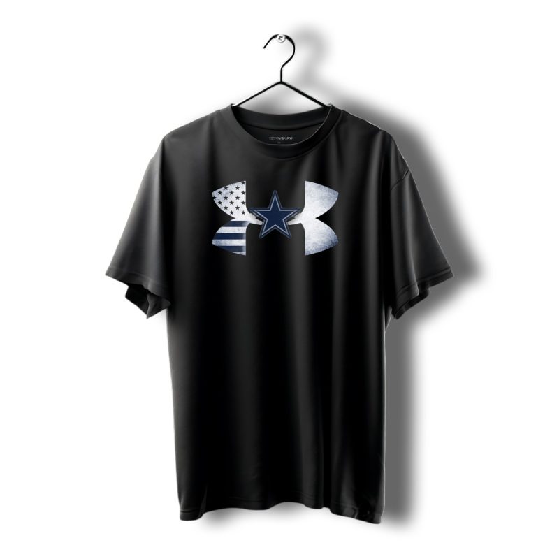 Dallas Cowboys Under Armour American Flag Star T Shirt 1 T Shirt 1 1