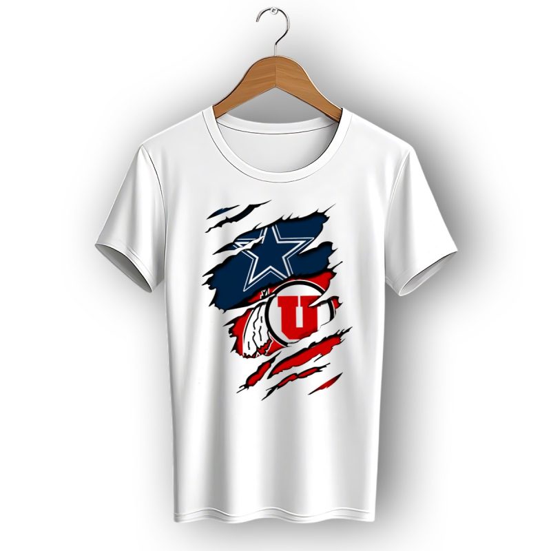 Dallas Cowboys Utah Utes Football Fan T Shirt 1 T Shirt 1