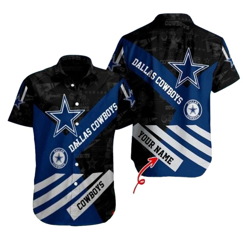 Dallas Cowboys Vintage Midnight Star Hawaiian Shirt 1