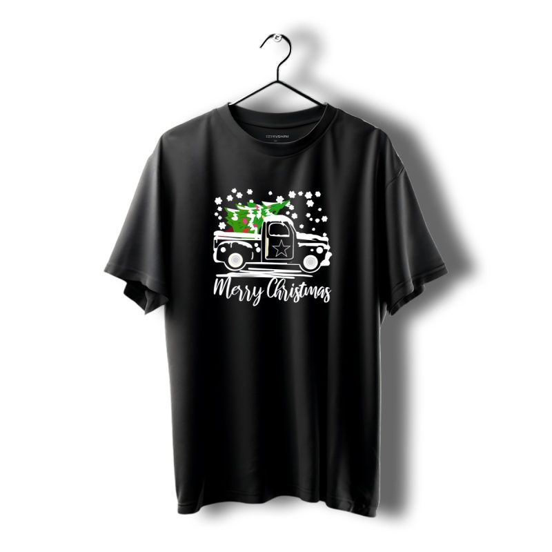 Dallas Cowboys Vintage Truck Merry Christmas T Shirt 1 T Shirt 1 1
