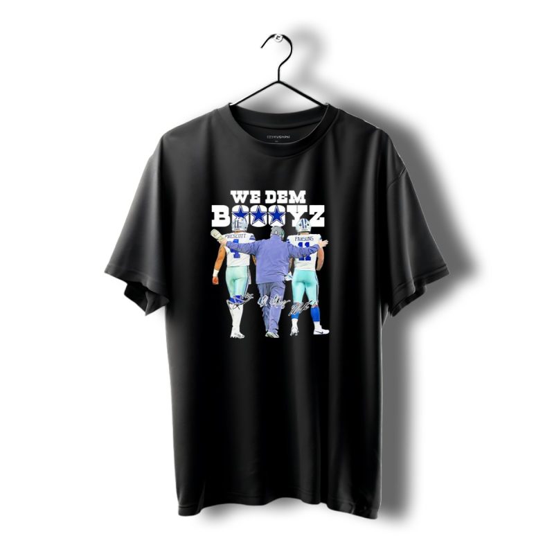 Dallas Cowboys We Dem Boyz Prescott Parsons Signatures T Shirt 1 T Shirt 1 1