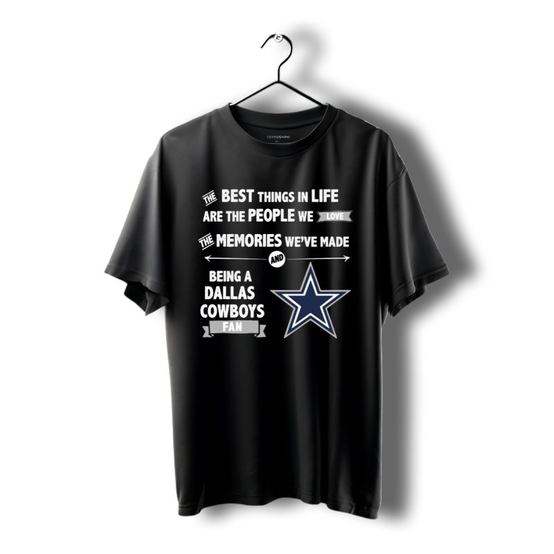Dallas Cowboys Fan Baseball Shirt T Shirt 1