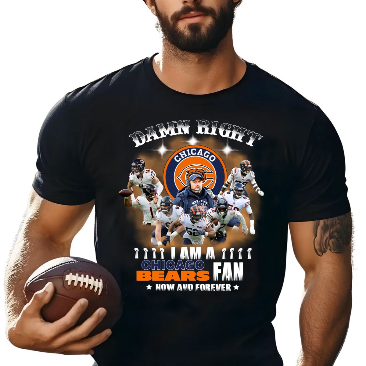 Damn-right-I-am-a-Chicago-Bears-fan-now-and-forever-signatures-shirt_t-shirt-1_2