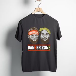 Danger Zone Odell Beckham Baker Mayfield Cleveland Browns Football T-Shirt