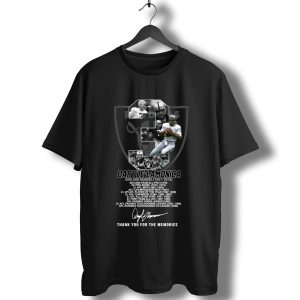 Daryle Lamonica 3 Las Vegas Raiders 1967 1974 Thank You For Memories T-Shirt
