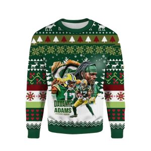 Davante Adams 17 Green Bay Packers Ugly Sweater