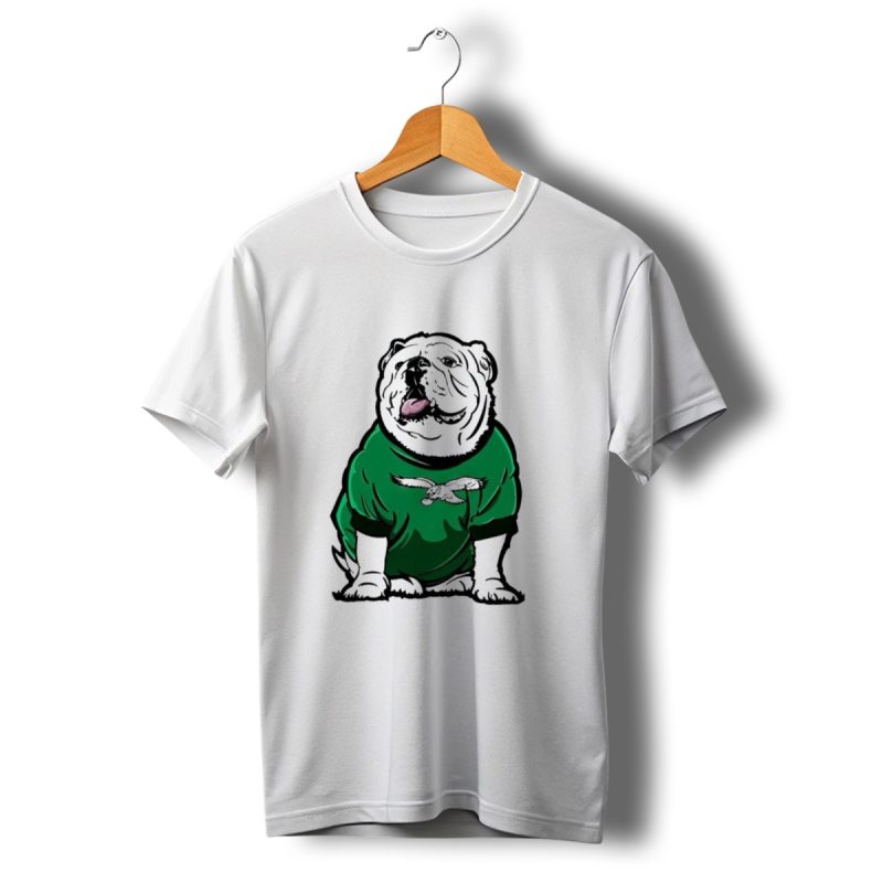 Dawg In Philadelphia Eagles Green Mascot Shirt With Bulldog And Eagle T Shirt T Shirt 1 1