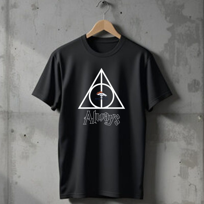 Deathly Hallows Always Denver Broncos T Shirt 1 T Shirt 1