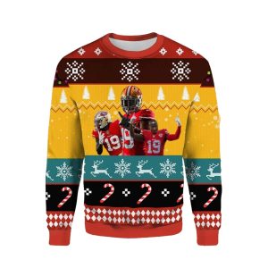 Deebo Samuel 19 49ers Ugly Sweater