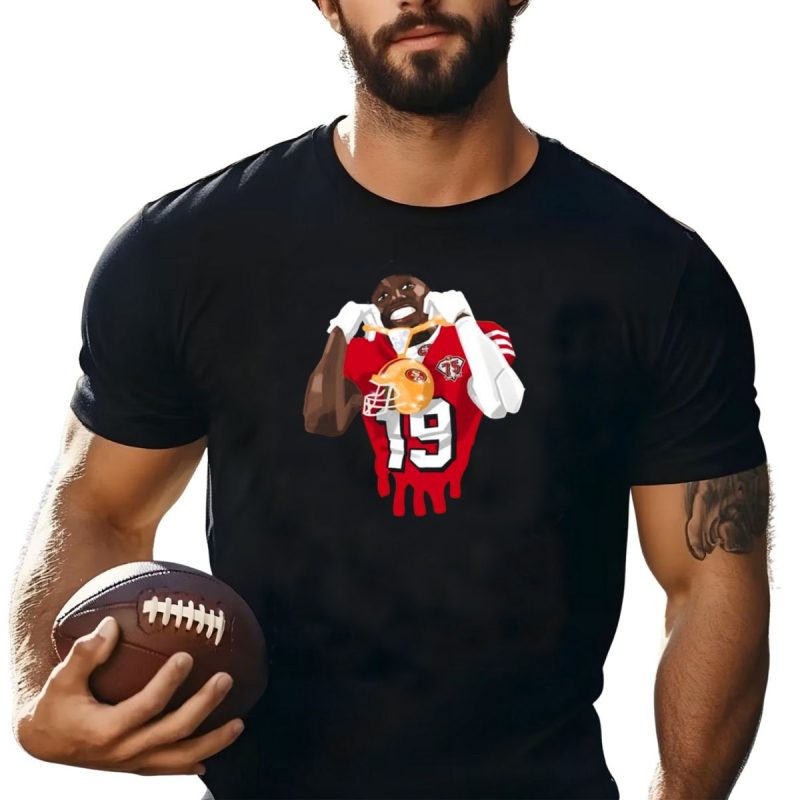 Deebo Samuel 19 San Francisco Game Changer Drip 75Th Anniversary 49Ers Football T Shirt T Shirt 1