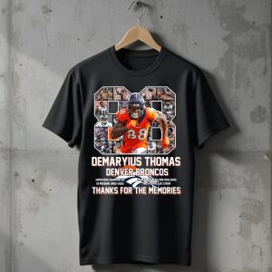 Demaryius Thomas Denver Broncos Thank You For The Memories T-Shirt