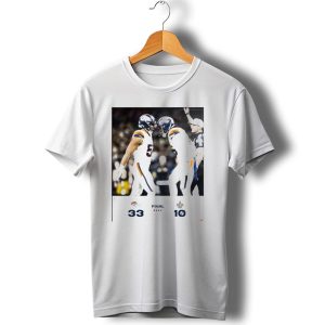 Denver Broncos 33 Â 10 New Orleans Saints Final Score Beatthesaints T Shirt