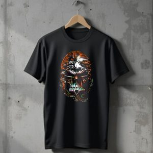 Denver Broncos 53 Skull Art T-Shirt