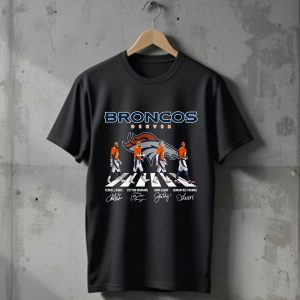 Denver Broncos All Legends Abbey Road T-Shirt